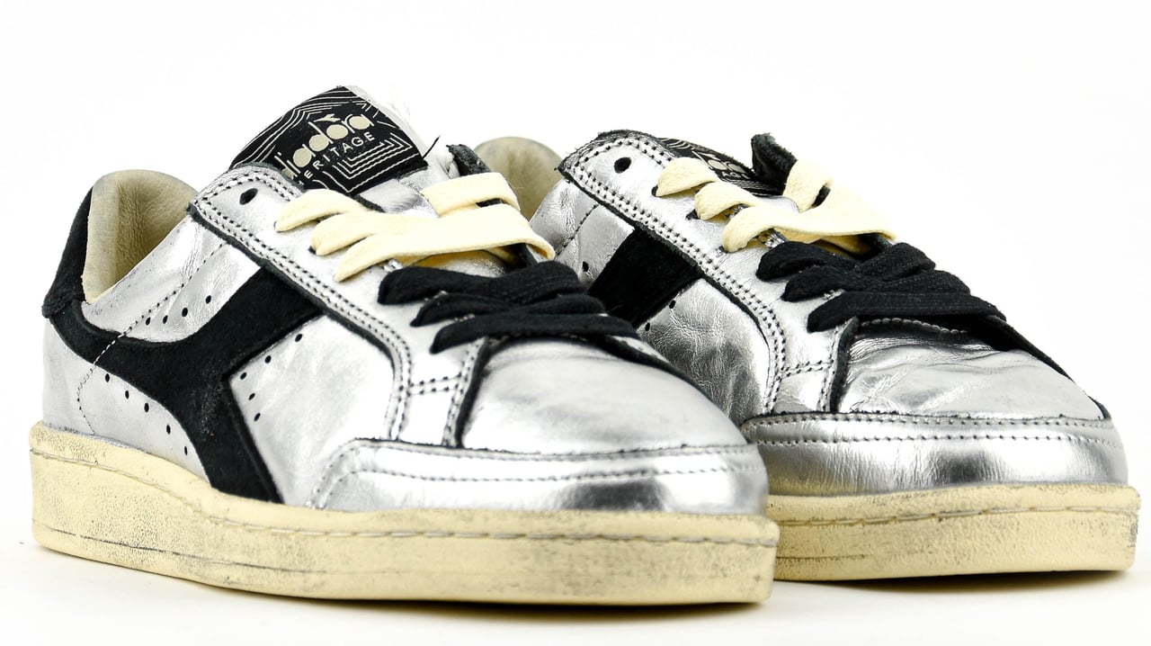 Diadora Prestige Sneaker Metal Used Silver Zilver