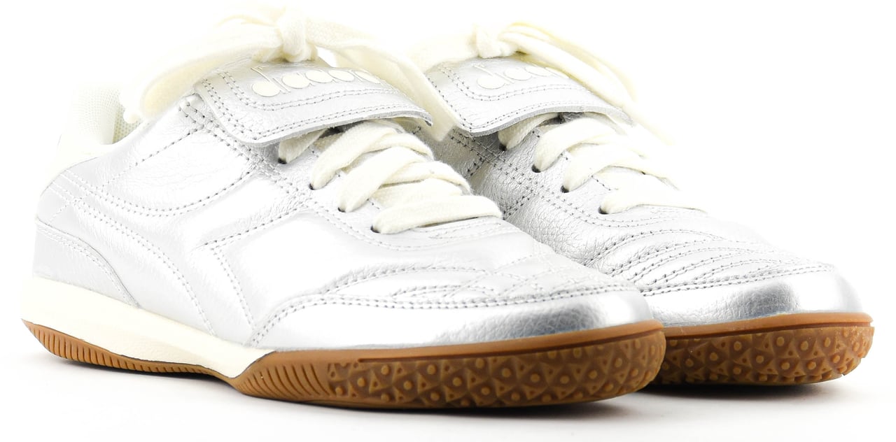 Diadora Gold Indoor Silver Zilver