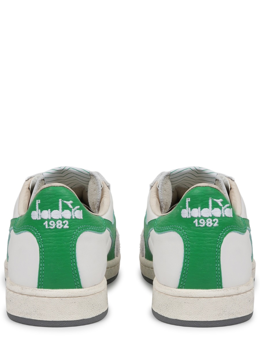Diadora White Prestige Used Green Sneakers Wit