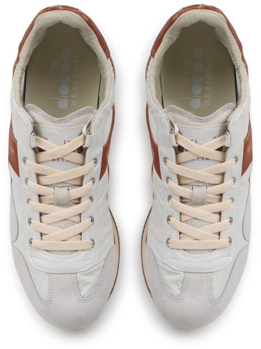 Diadora Equipe Vela Sw Suede Overlays Sneakers Wit