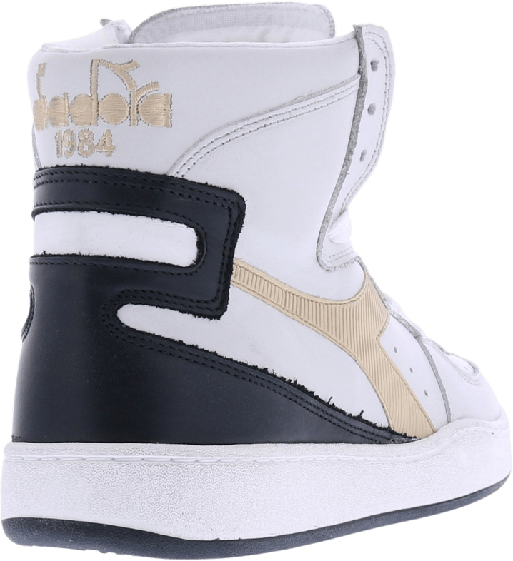 Diadora Heren Mi Basket Used Wit/Zwart Wit