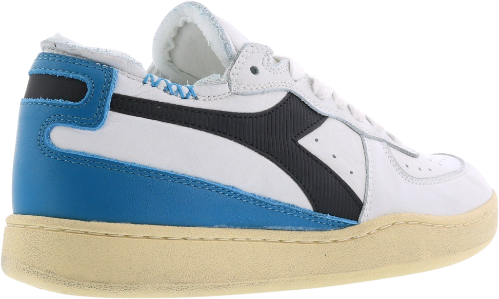 Diadora Dames Mi Basket Row Cut Wit