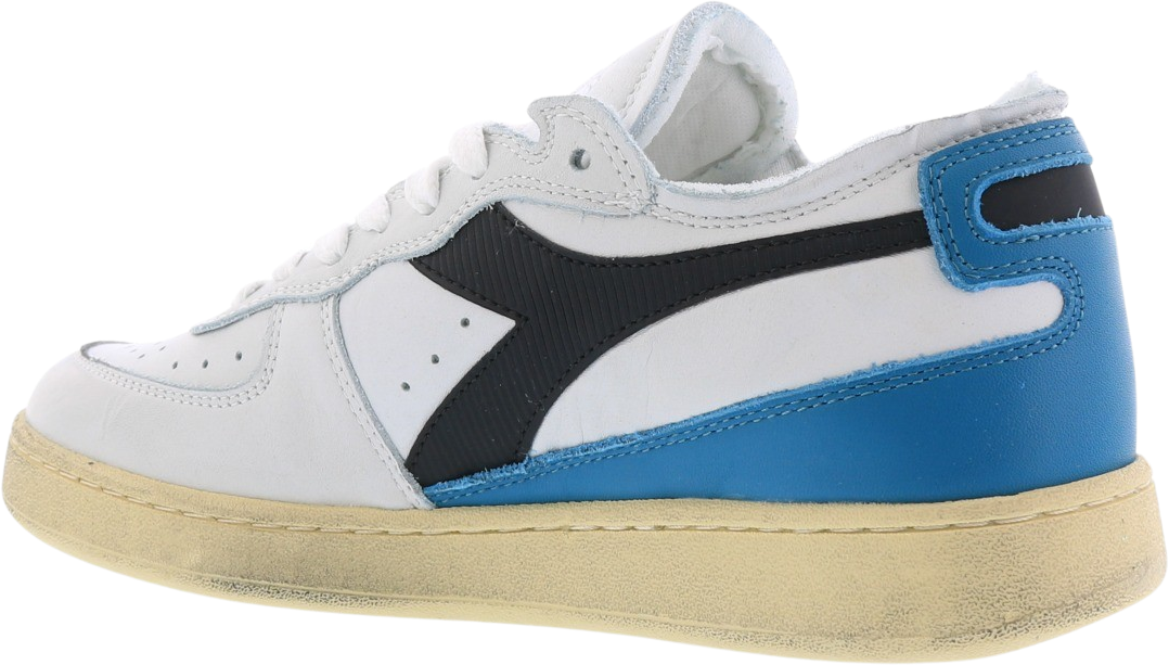 Diadora Dames Mi Basket Row Cut Wit