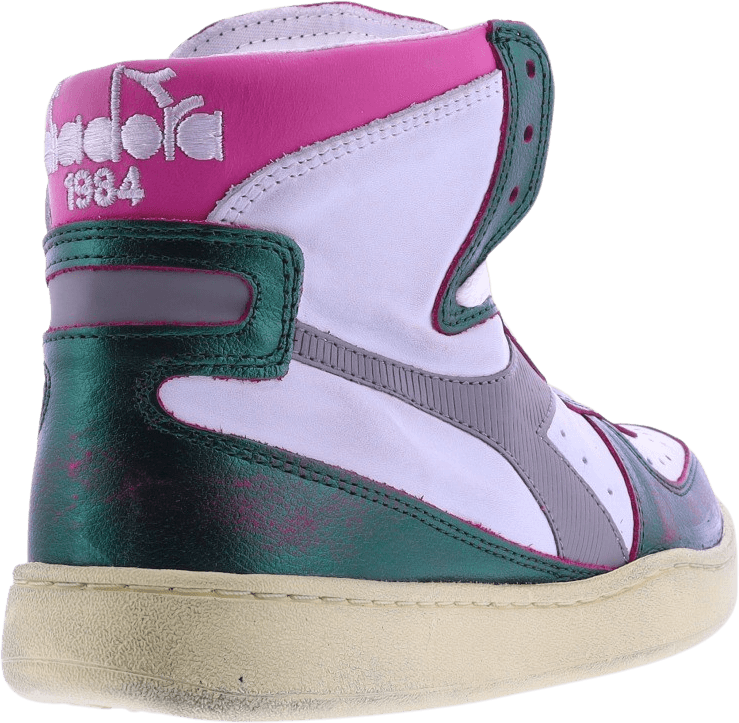 Diadora Dames Mi Basket Metal Mix Used Wit