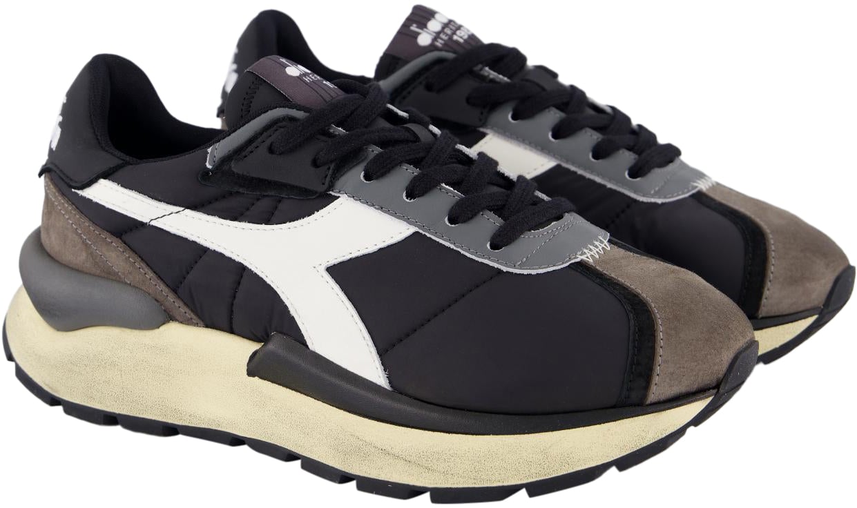 Diadora Dames Mercury Elite Sneaker Zwart Zwart