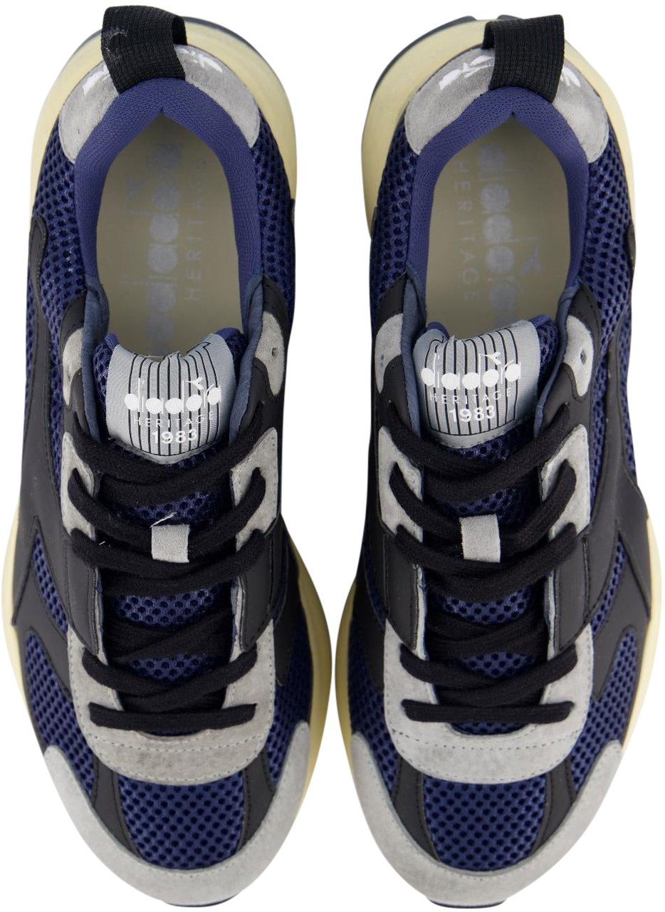 Diadora Dames Mercury Elite Sneaker Zwart Zwart
