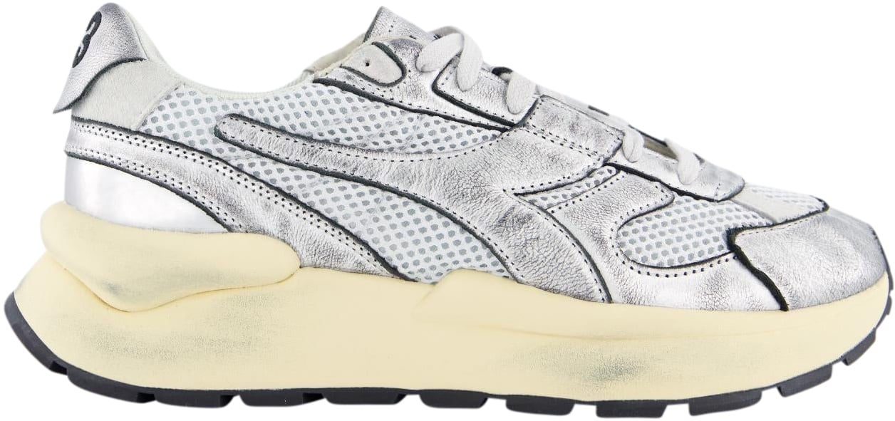 Diadora Dames Mercury Elite Sneaker Zilver Metallic