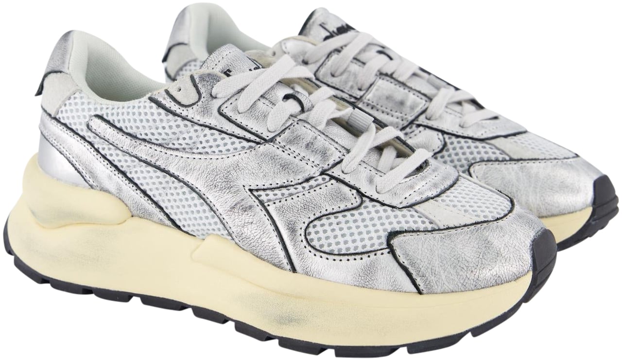 Diadora Dames Mercury Elite Sneaker Zilver Metallic