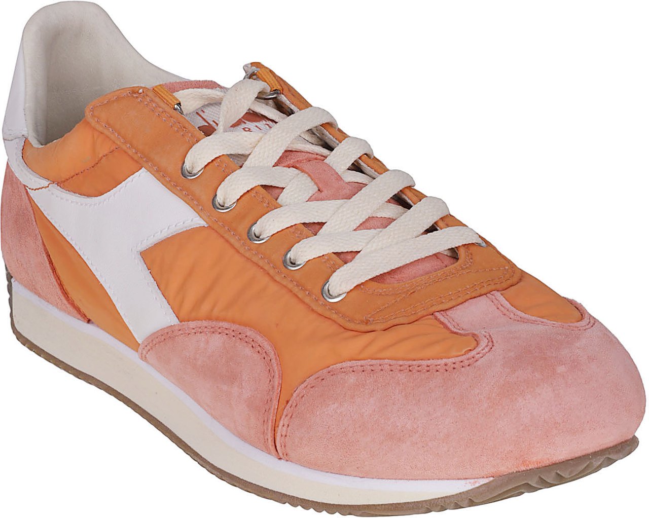 Diadora Equipe Vela Stone Wash Sneakers Yellow Geel