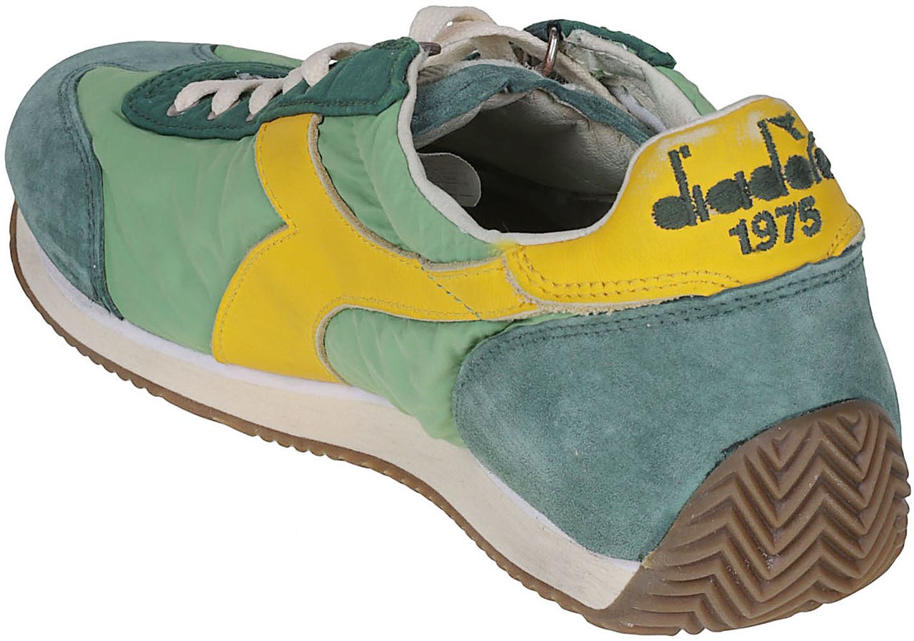 Diadora Equipe Vela Stone Wash Sneakers Green Groen