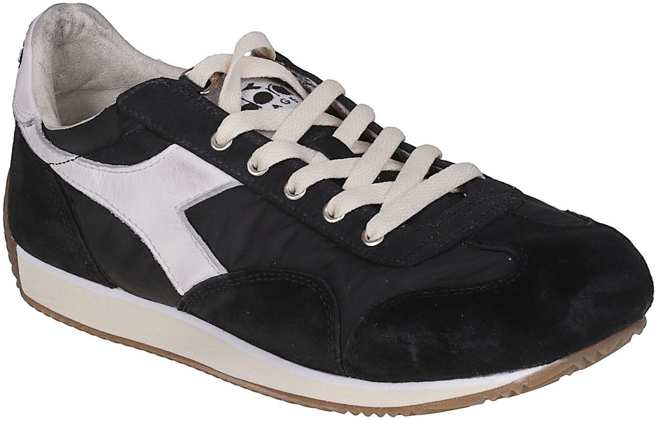 Diadora Equipe Vela Stone Wash Sneakers Black Zwart