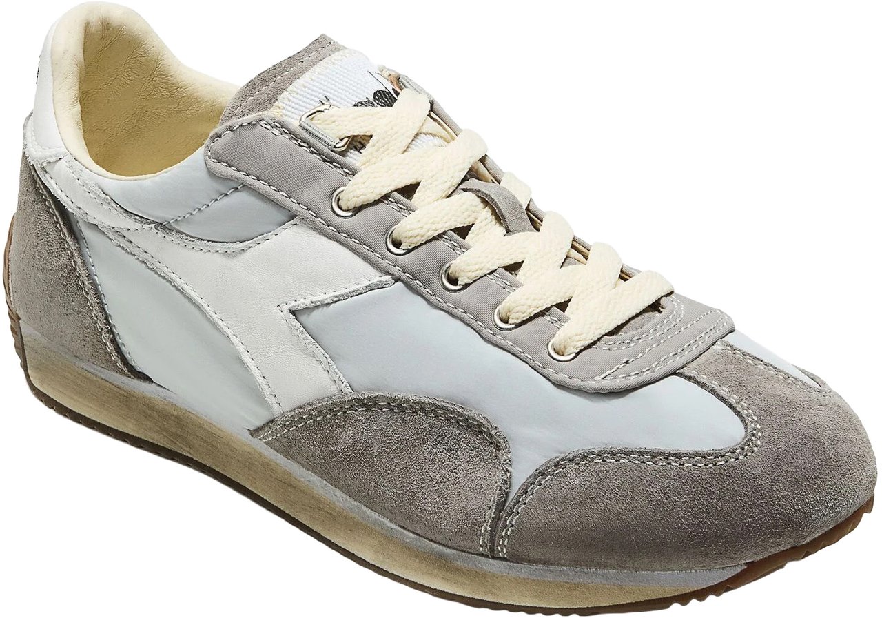 Diadora Sneakers Grey Rock/White Lichtgrijs