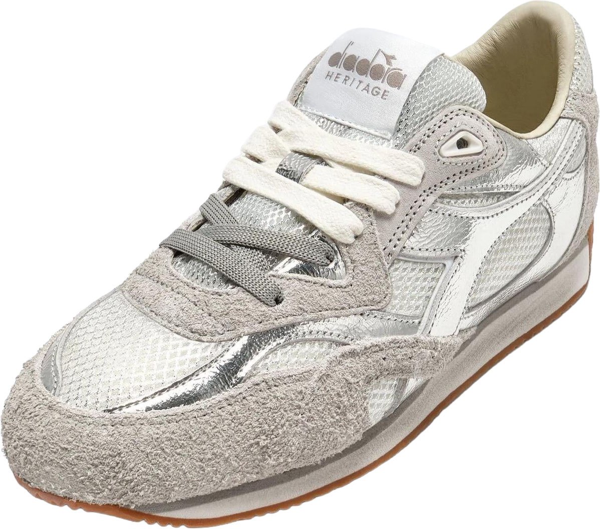 Diadora Dames Equipe Revenge Sneaker Zilver Metallic