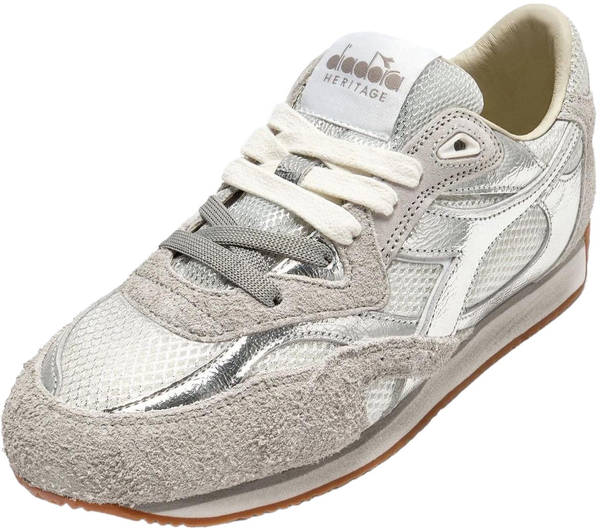 Diadora Dames Equipe Revenge Sneaker Zilver Metallic