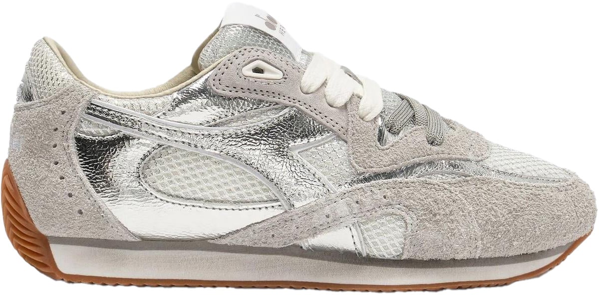 Diadora Dames Equipe Revenge Sneaker Zilver Metallic