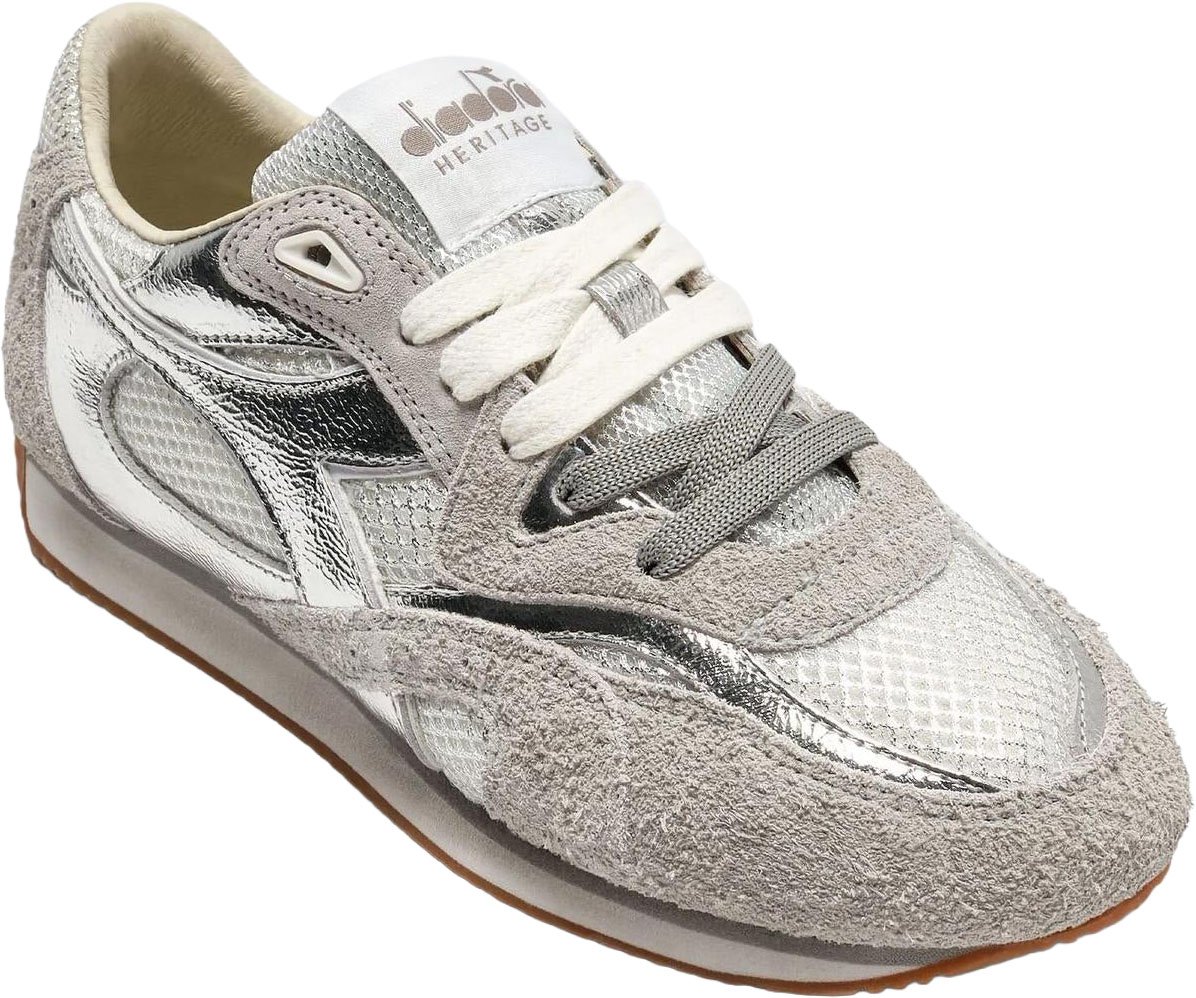 Diadora Dames Equipe Revenge Sneaker Zilver Metallic