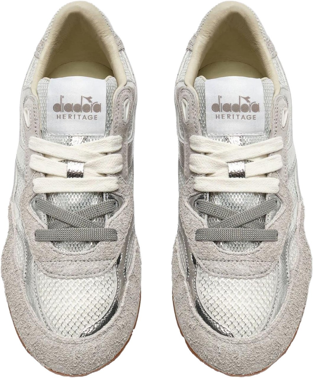 Diadora Dames Equipe Revenge Sneaker Zilver Metallic