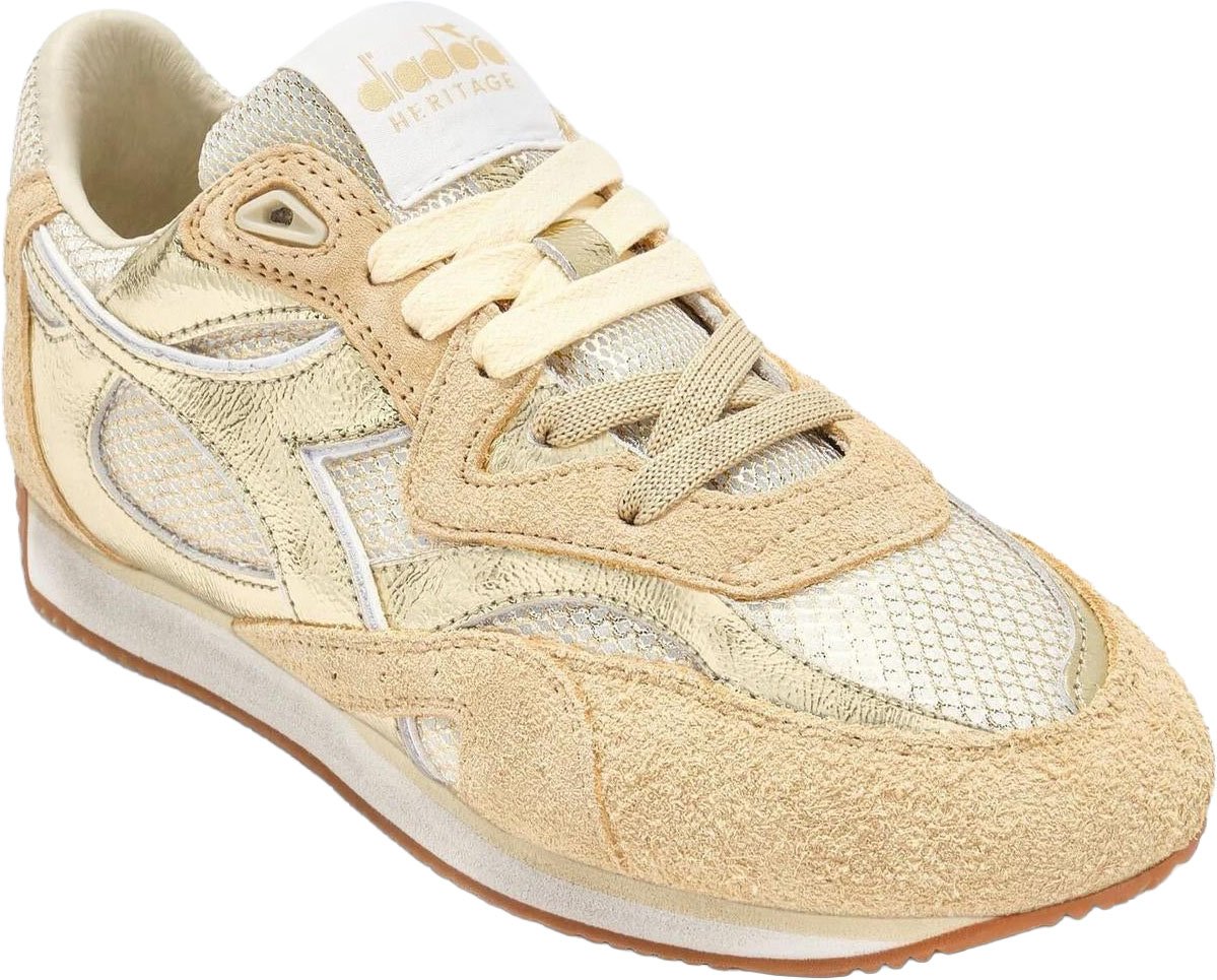 Diadora Dames Equipe Revenge Sneaker Beige Beige