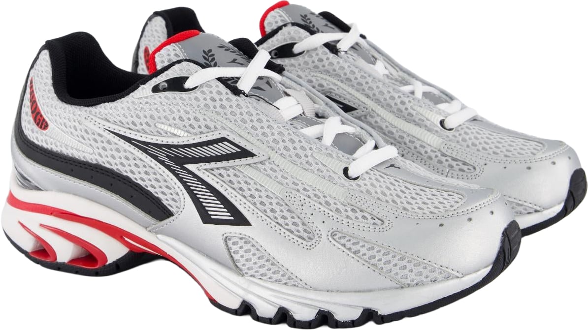 Diadora Dames Mythos Propulsion Sneaker Zilv Metallic