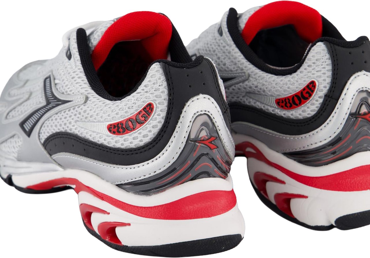 Diadora Dames Mythos Propulsion Sneaker Zilv Metallic
