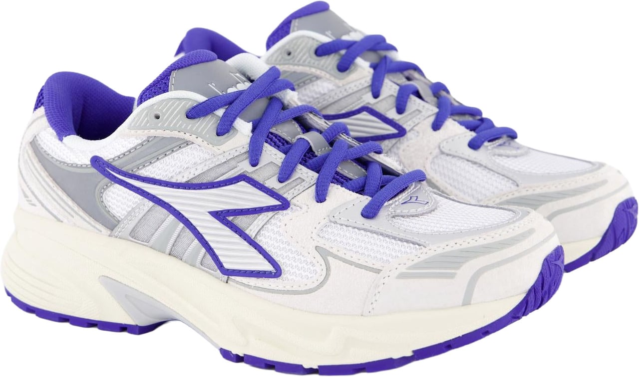 Diadora Dames Mythos Star Sneaker Wit/Paars Wit