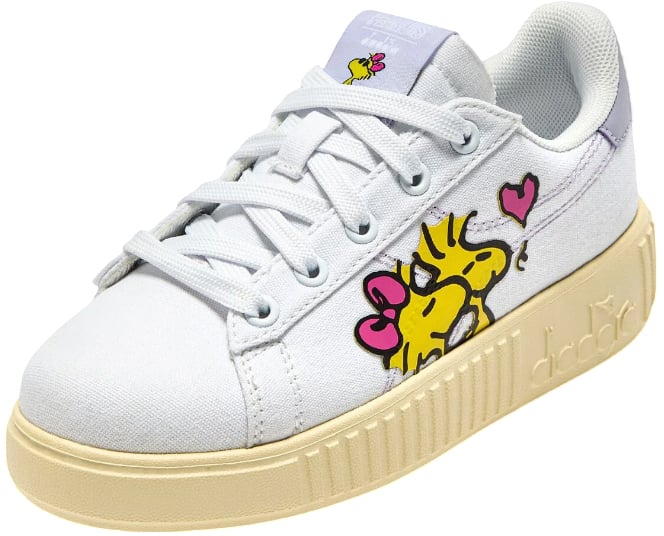 Diadora Sneakers Game Step C Peanuts JR Wit
