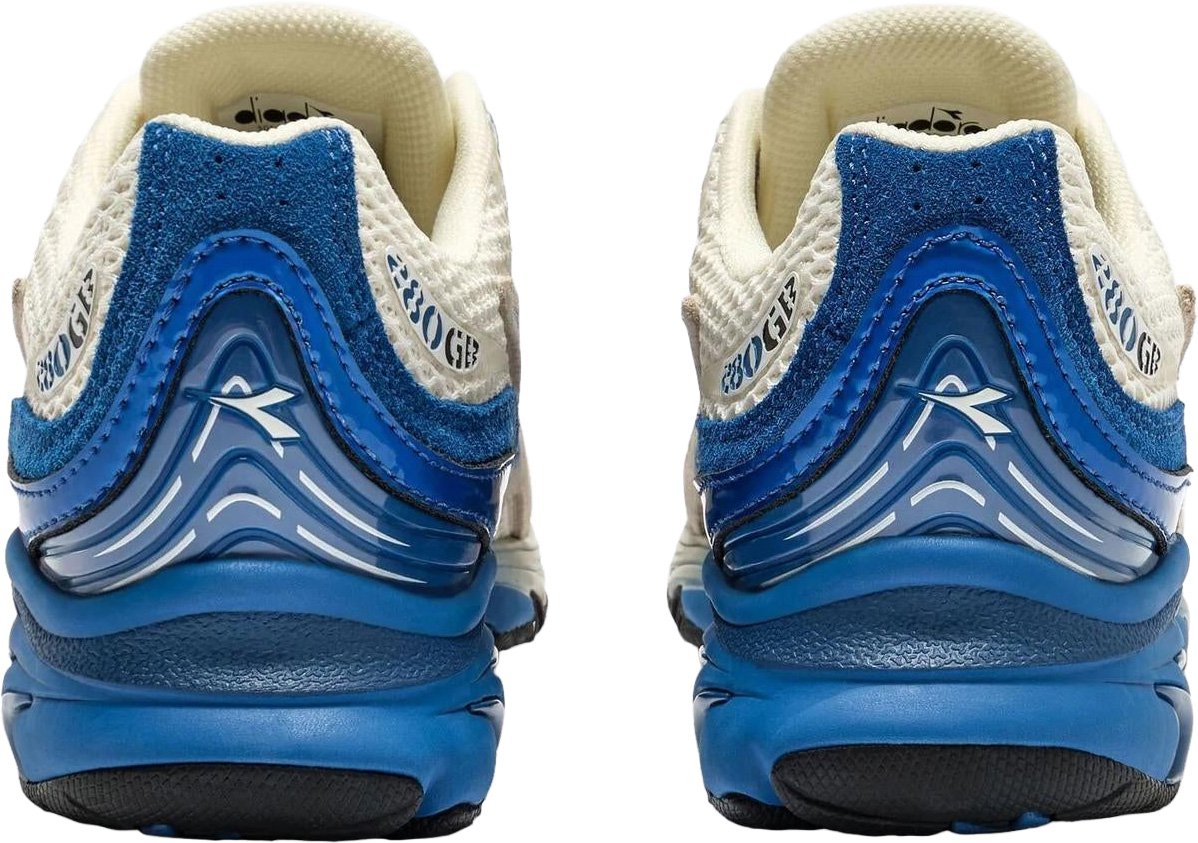 Diadora Dames Mythos 280 Sneaker Wit/Blauw Wit