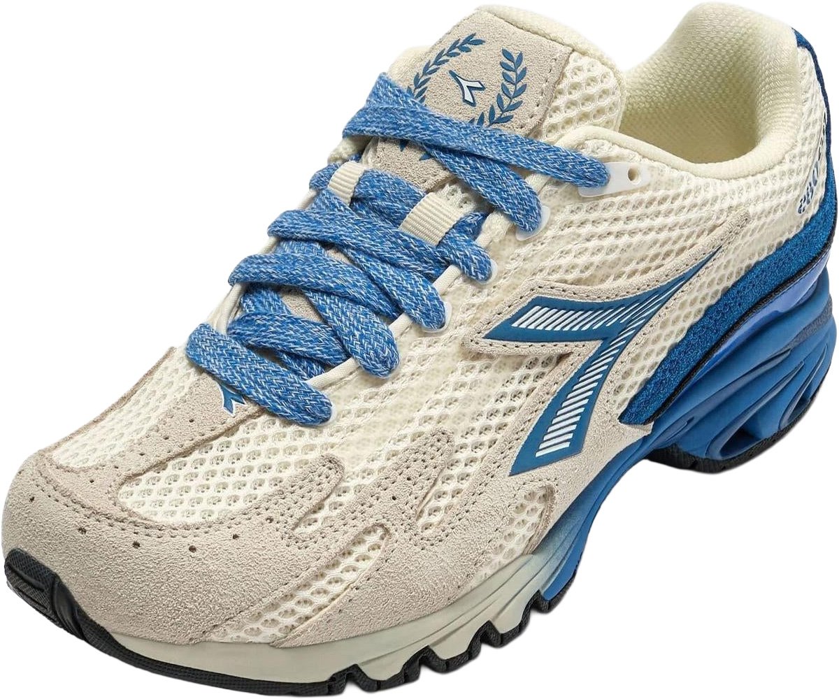 Diadora Dames Mythos 280 Sneaker Wit/Blauw Wit