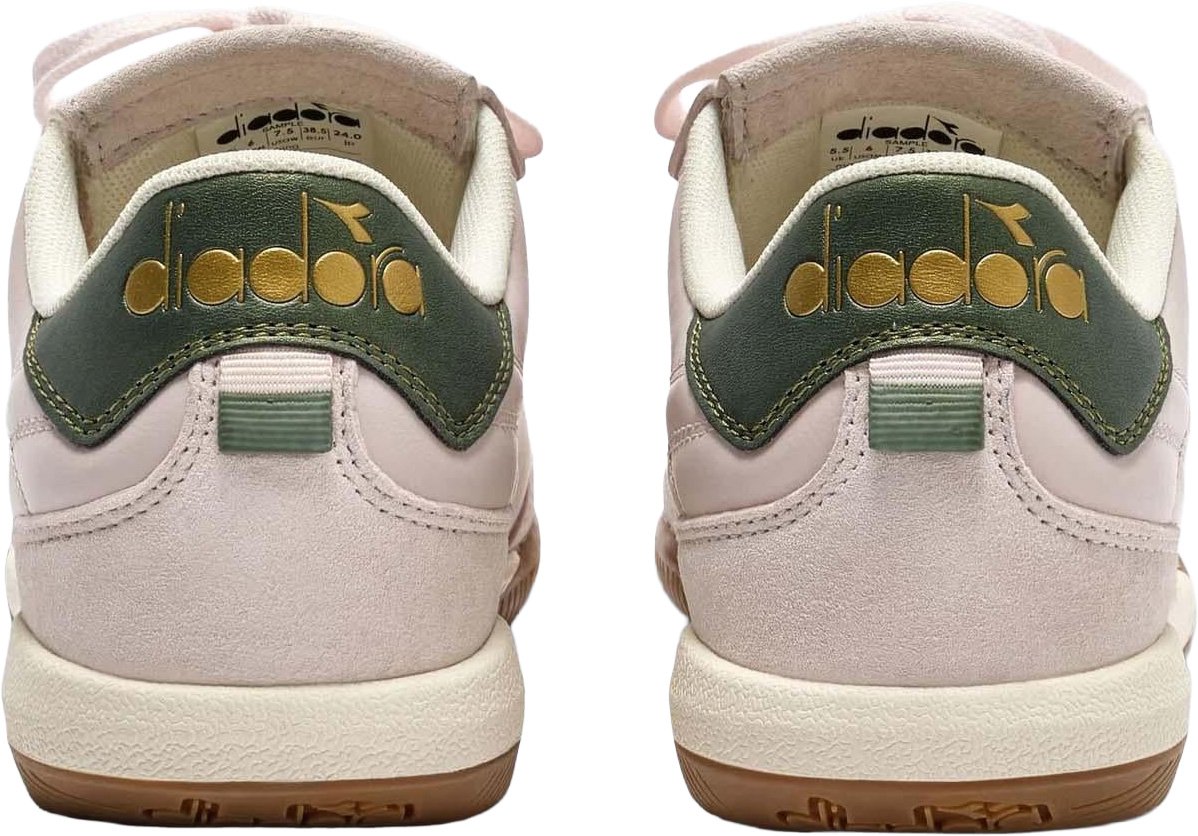Diadora Dames Gold Indoor Sneaker Roze Roze