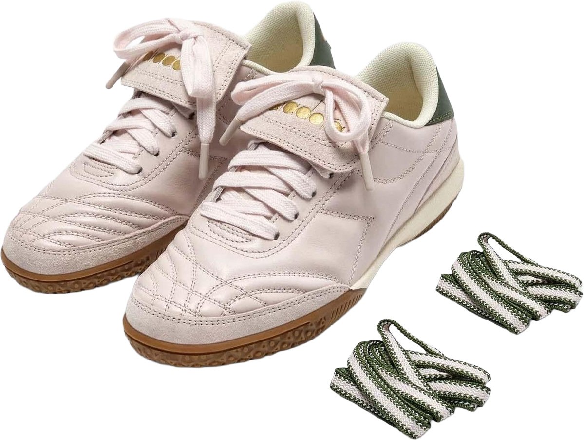 Diadora Dames Gold Indoor Sneaker Roze Roze