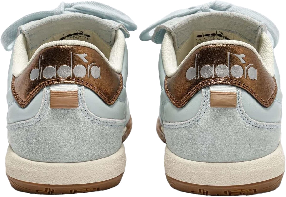 Diadora Dames Gold Indoor Metal Blauw