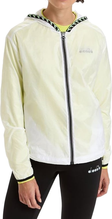 Diadora Diadora White Polyamide Shell Jacket Wit