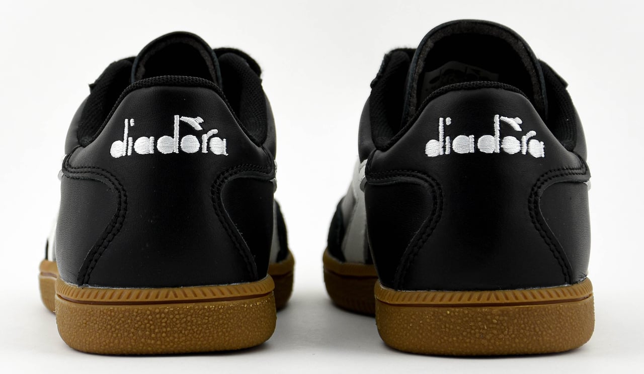 Diadora Trainer Sneaker Black White Zwart