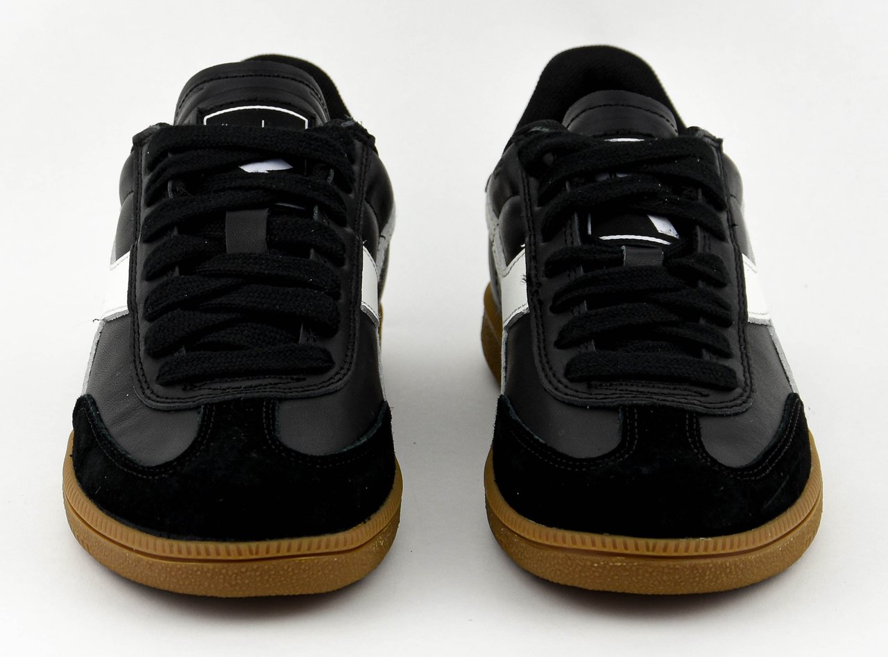 Diadora Trainer Sneaker Black White Zwart