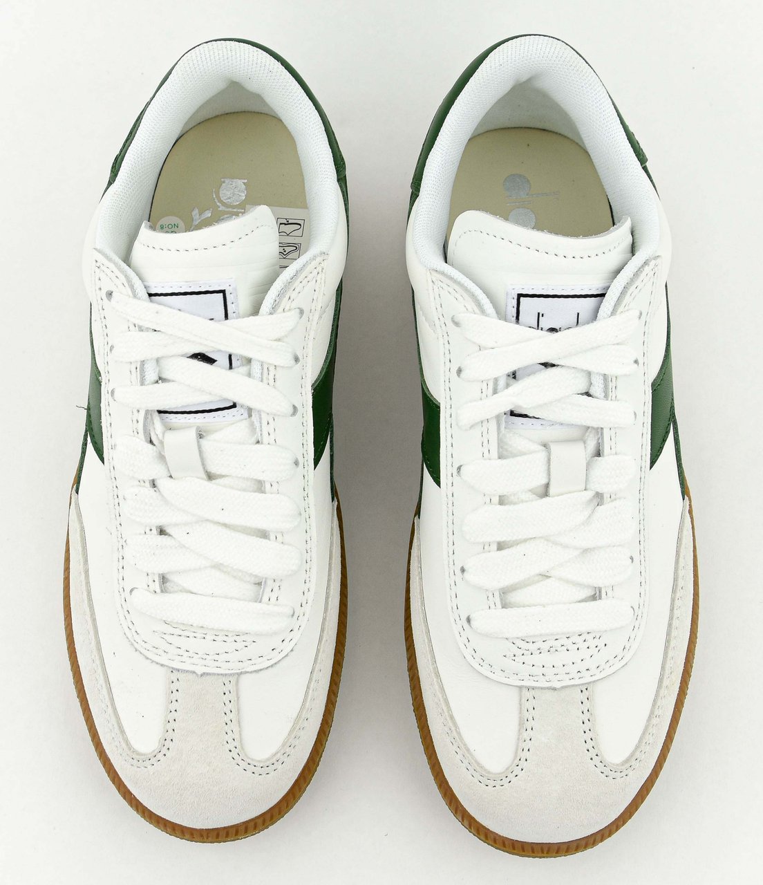 Diadora Trainer White Green Wit