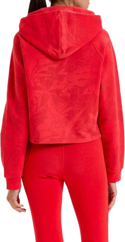 Diadora Red Cotton Sweatshirt Rood