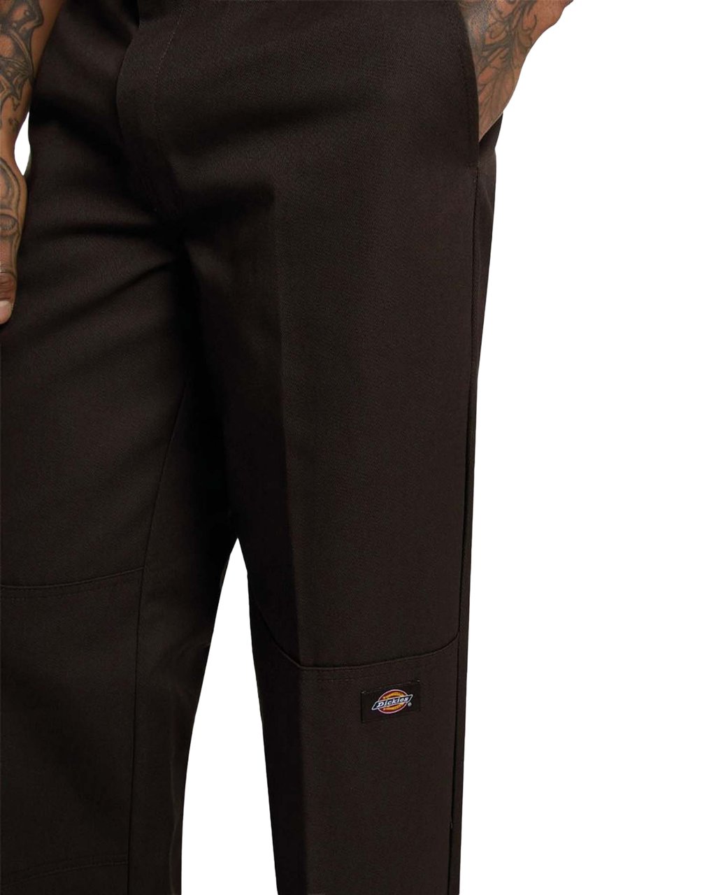 Dickies Double Knee Worker Broek Dark Brown Bruin