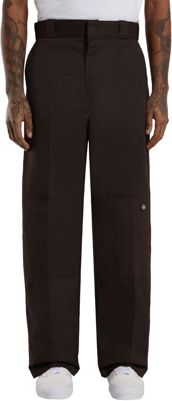 Dickies Double Knee Worker Broek Dark Brown Bruin