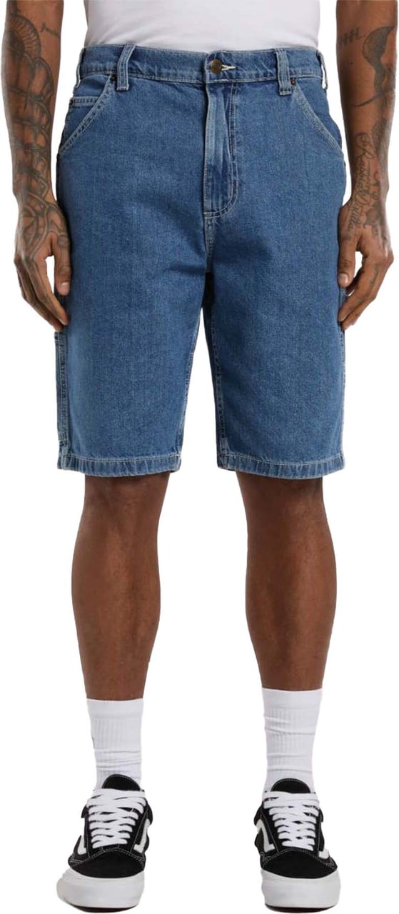 Dickies Garyville Denim Short Blauw Blauw