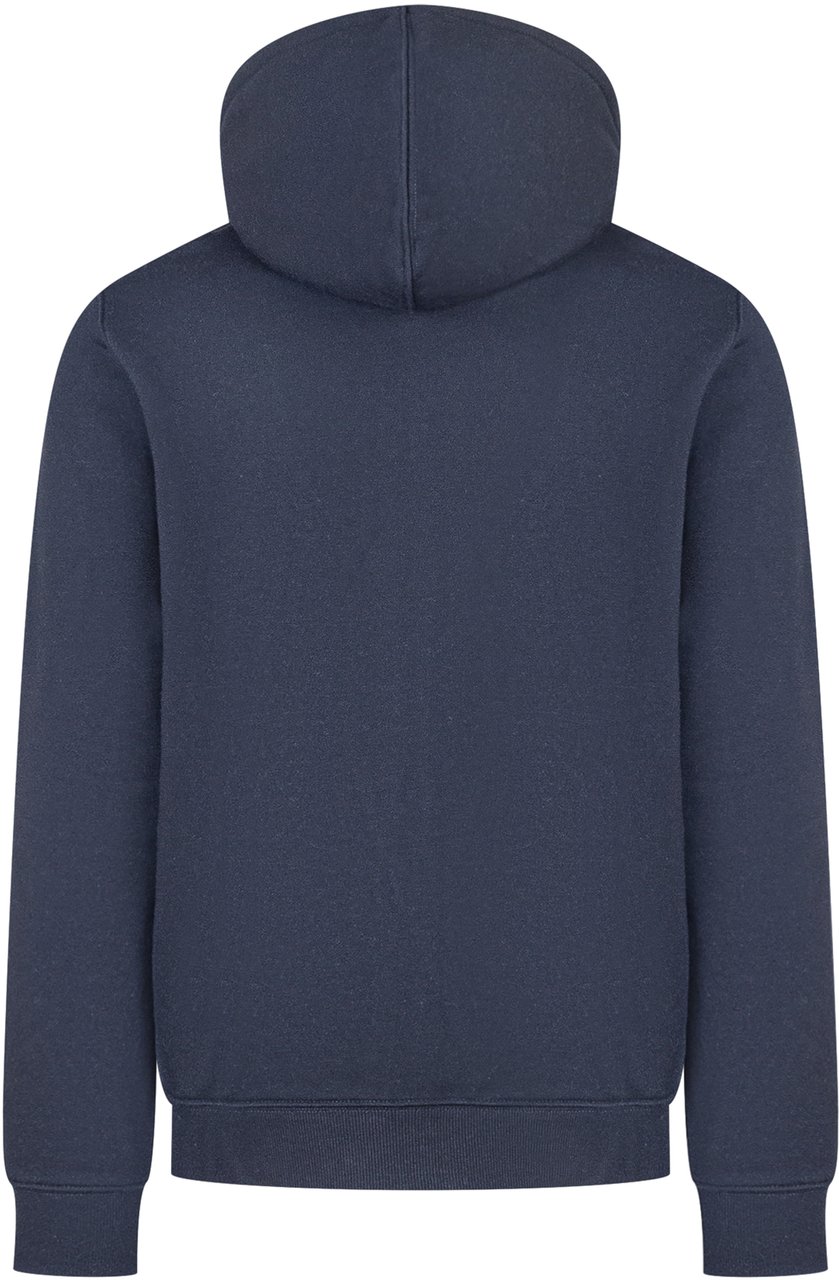 Dickies Dickies Felpa Blu con Zip e Cappuccio Zwart