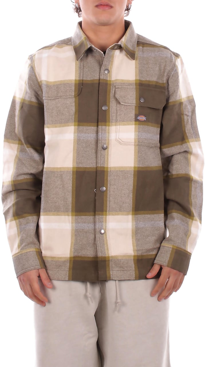 Dickies Shirts Wood Ash Grijs