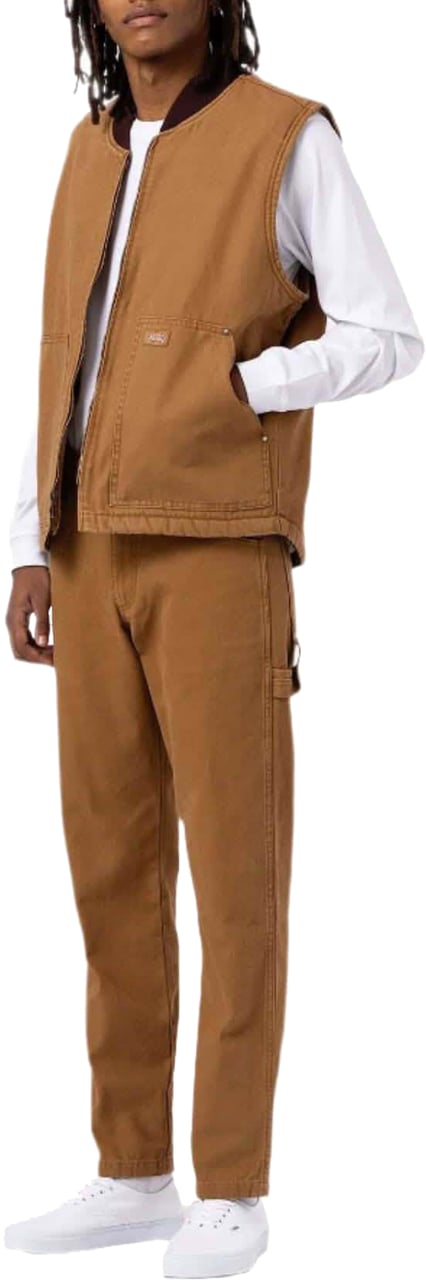 Dickies Dickies Duck Carpenter Lange Broek Bruin Bruin