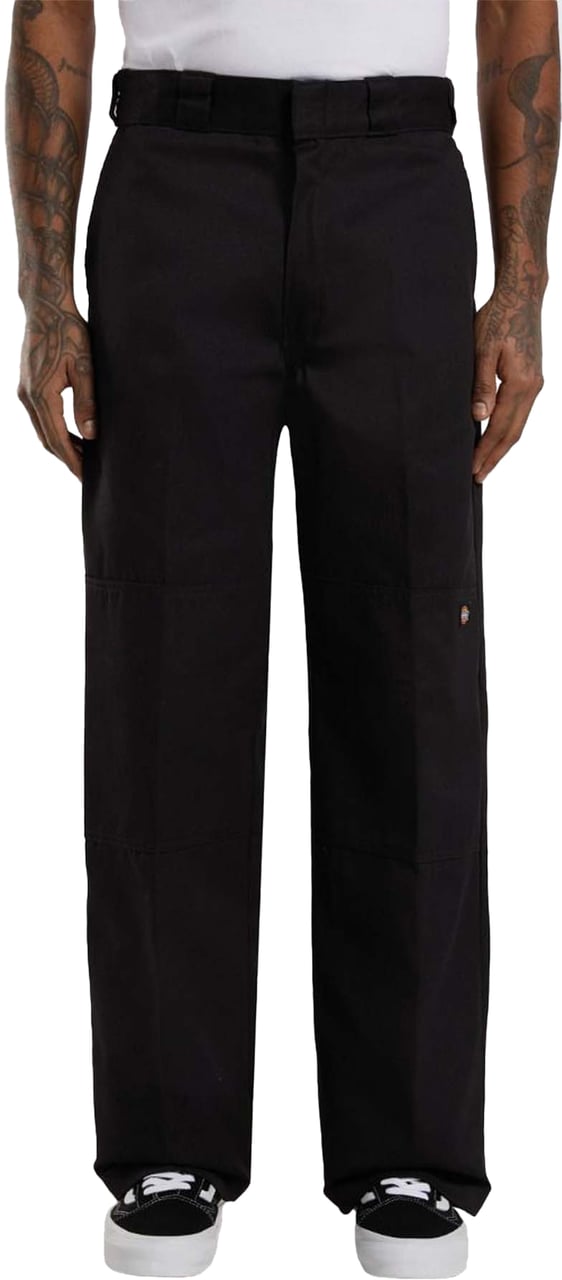 Dickies Double Knee Worker Broek Black Zwart