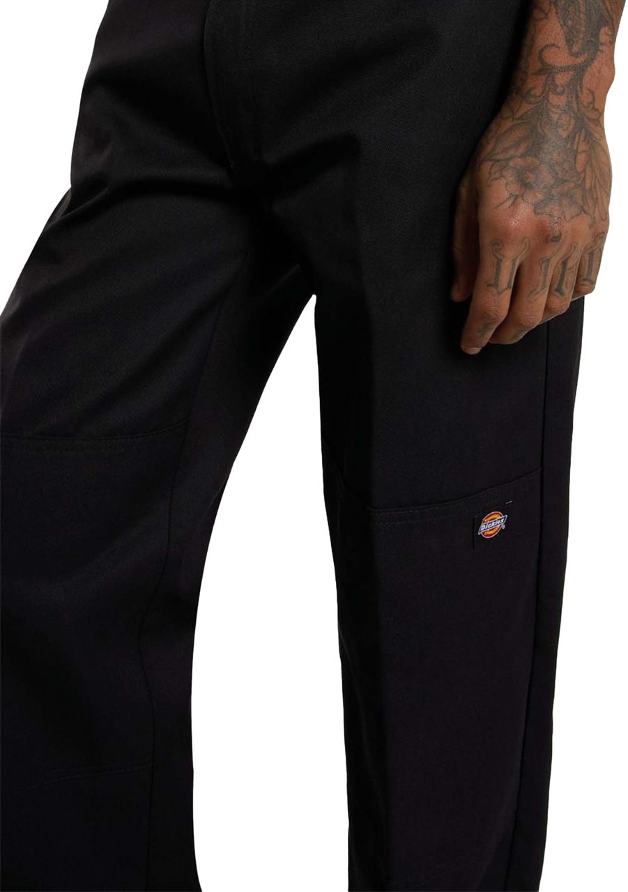 Dickies Double Knee Worker Broek Black Zwart