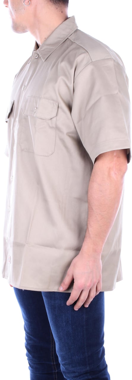Dickies Shirts Kaki Bruin