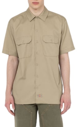 Dickies Dickies Work Shirt Khaki Groen