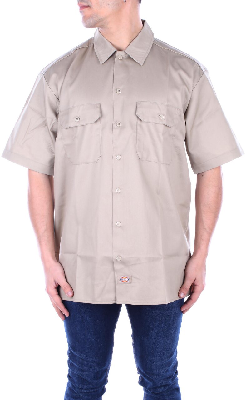 Dickies Shirts Kaki Bruin
