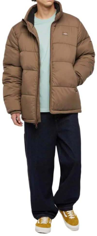 Dickies Dickies Waldenburg Pufferjas Bruin Blauw