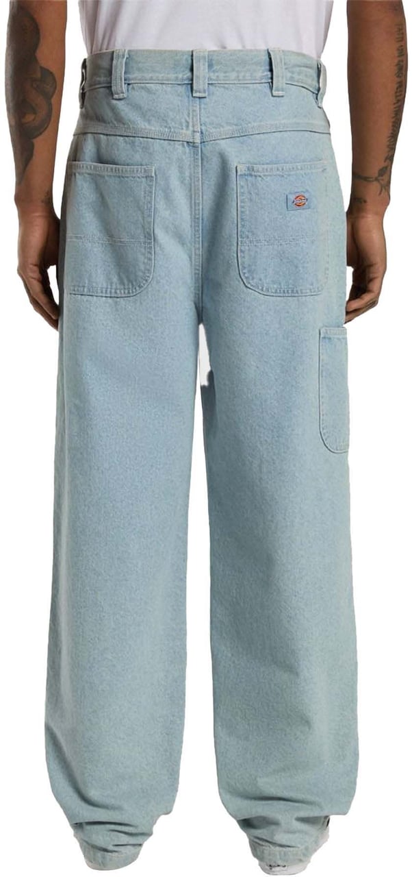 Dickies Madison Denim Baggy Jeans vintage Aged Blue Blauw