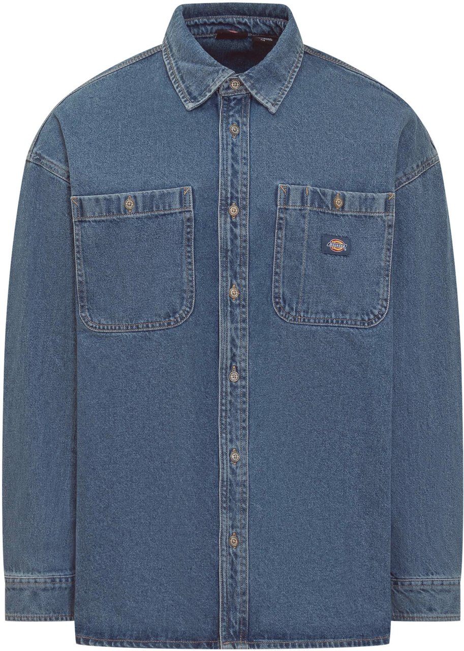 Dickies Camicia Houston Blauw